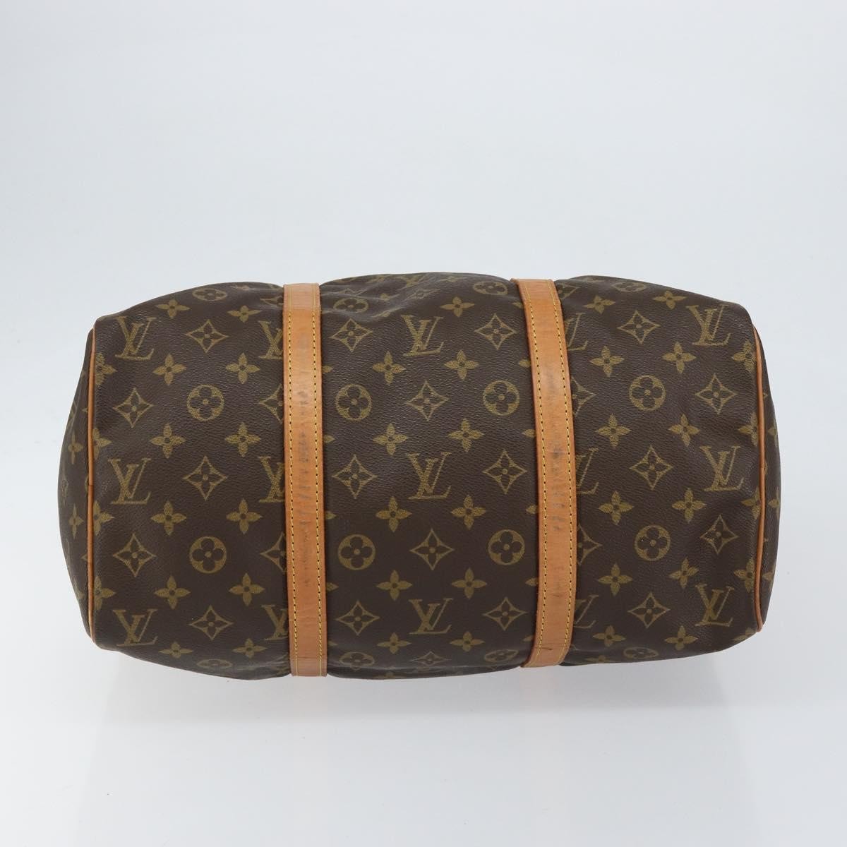Louis Vuitton Sac Souple Handbag Monogram Canvas, BROWN, CANVAS, Travel bag
