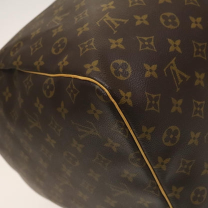 Louis Vuitton Keepall Bag Monogram Canvas, BROWN, CANVAS, Travel bag