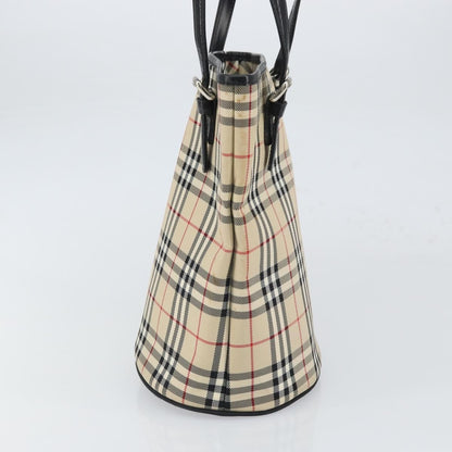 Burberry Nova Check Tote Nylon, BEIGE, NYLON, Tote bag