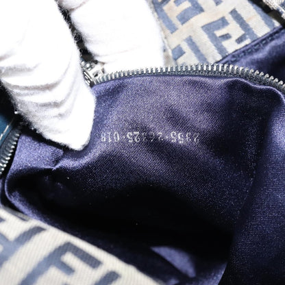 Fendi Mama Forever Bag Zucchino Canvas, NAVY, CANVAS, Tote bag