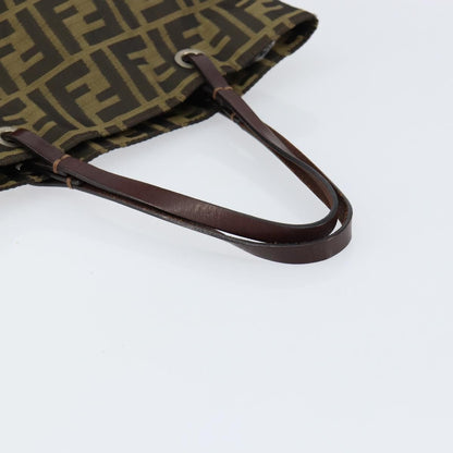 Fendi Vintage Zucca Handbag Zucca, BLACK, CANVAS, Handbag
