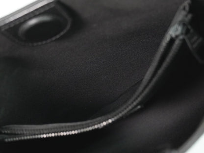 Louis Vuitton Sac Plat Fold Bag Epi Leather, BLACK, LEATHER, Handbag