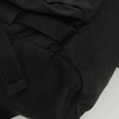 Prada Logo Backpack Tessuto, BLACK, NYLON, Backpack