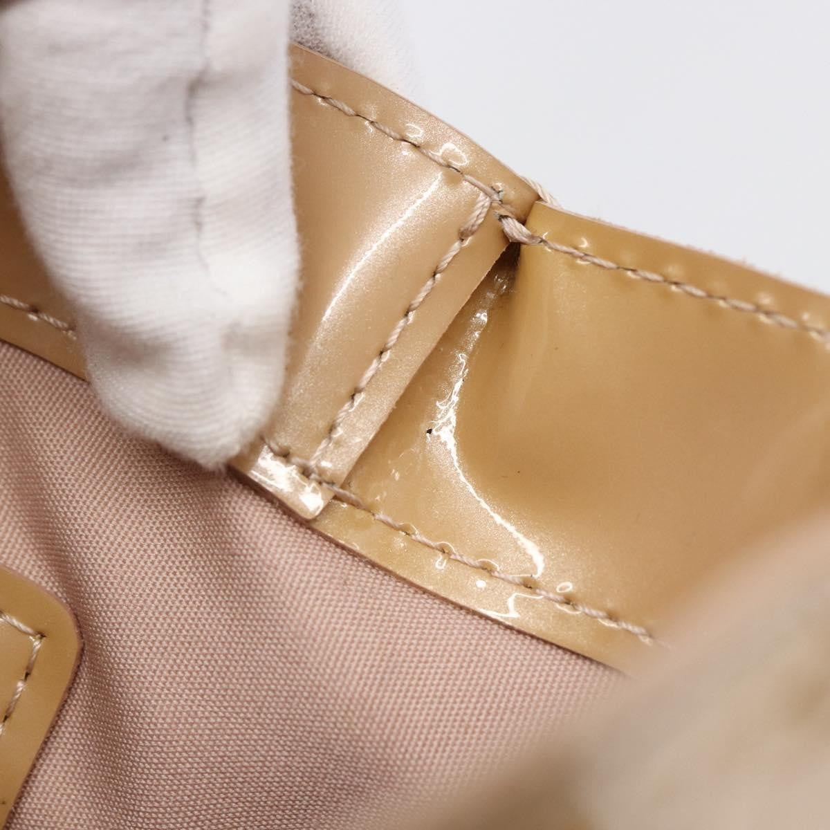 Louis Vuitton Wilshire Handbag Monogram Vernis, BEIGE, PATENT_LEATHER, Handbag