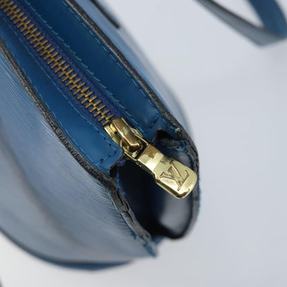 Louis Vuitton Saint Jacques Handbag Epi Leather, Blue, Leather, Shoulder Bag