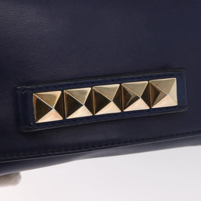 Valentino Garavani Va Va Voom Flap Shoulder Bag Leather, NAVY, LEATHER, Shoulder bag