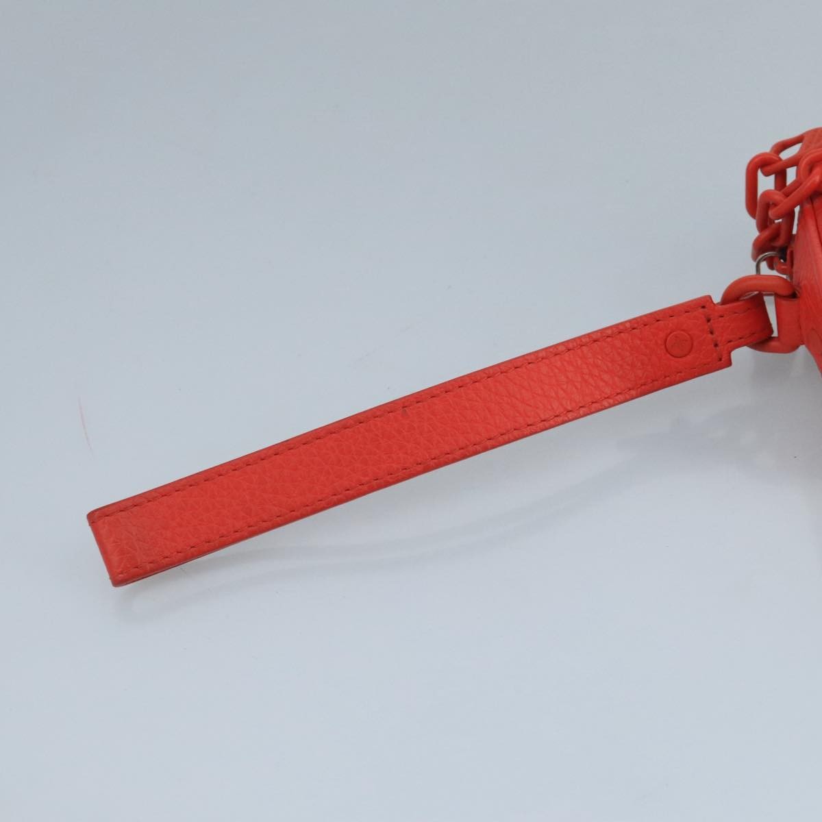 Louis Vuitton Solar Ray Pochette Volga Monogram Taurillon Leather, RED, LEATHER, Clutche & pouche