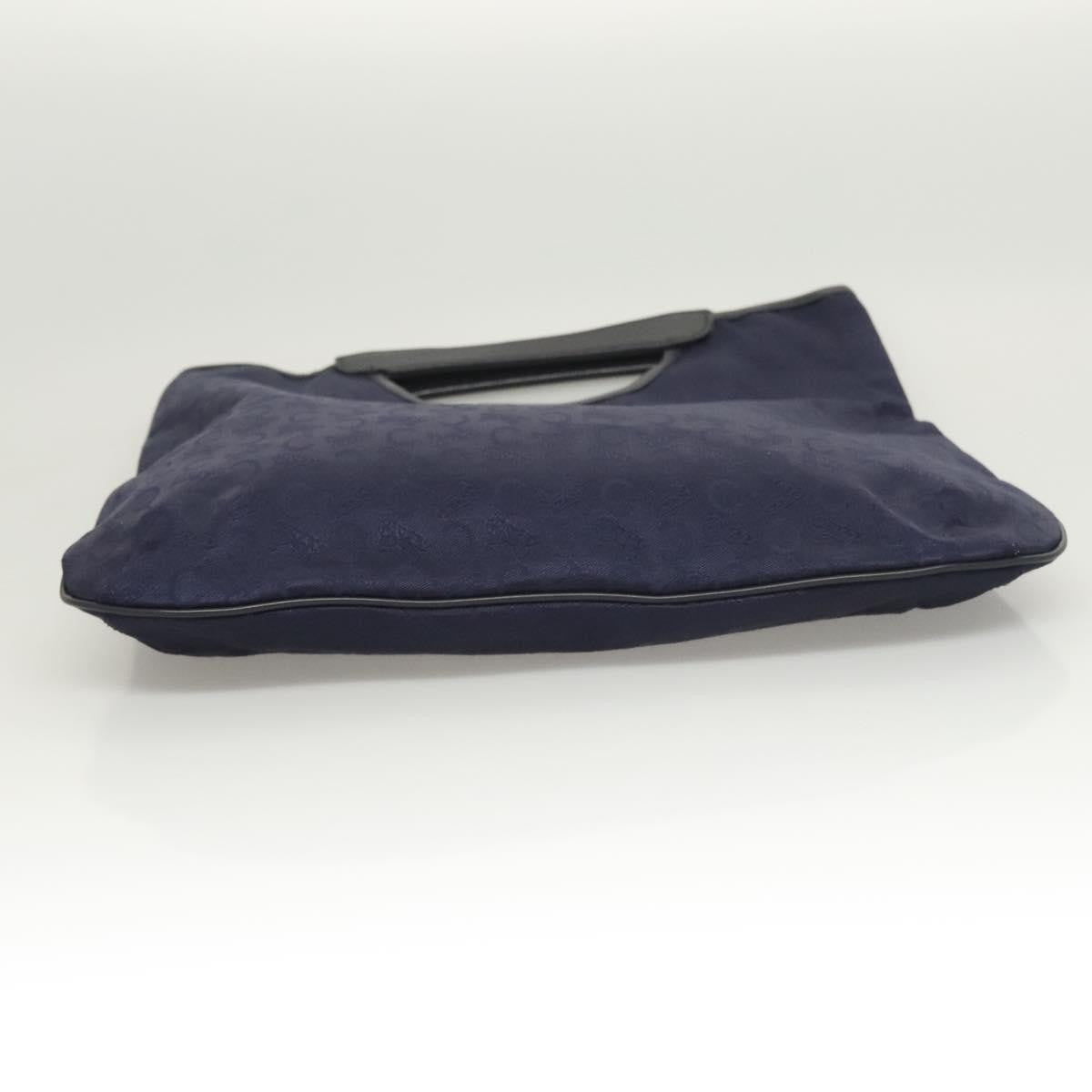 Celine C Sulky Handbag Canvas, NAVY, CANVAS, Handbag