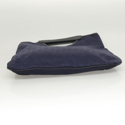 Celine C Sulky Handbag Canvas, NAVY, CANVAS, Handbag