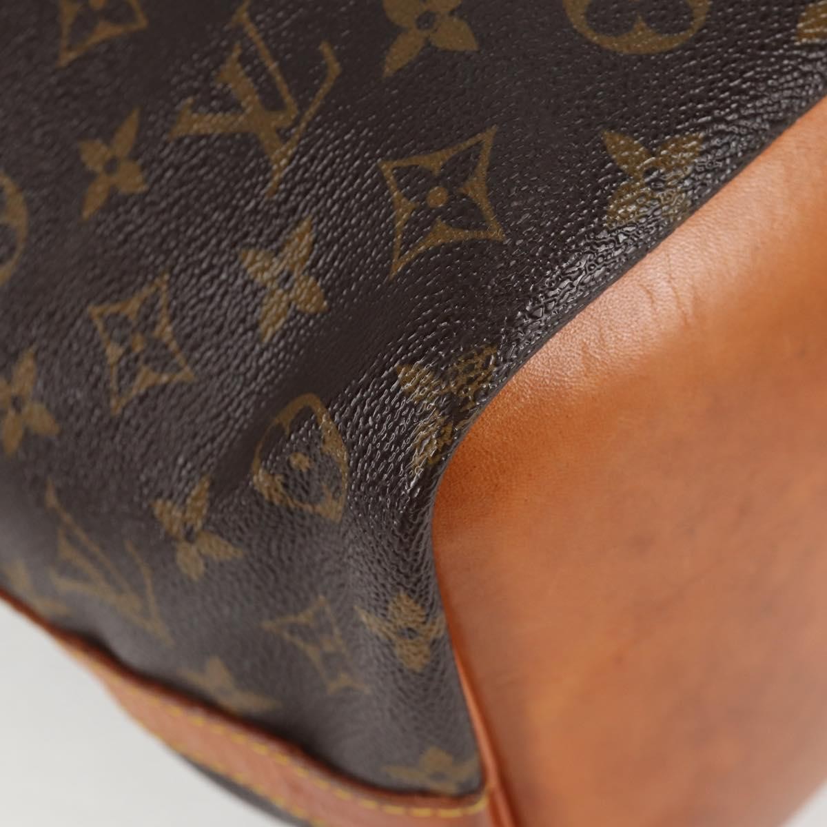 Louis Vuitton Petit Noe Handbag Monogram Canvas, BROWN, CANVAS, Handbag