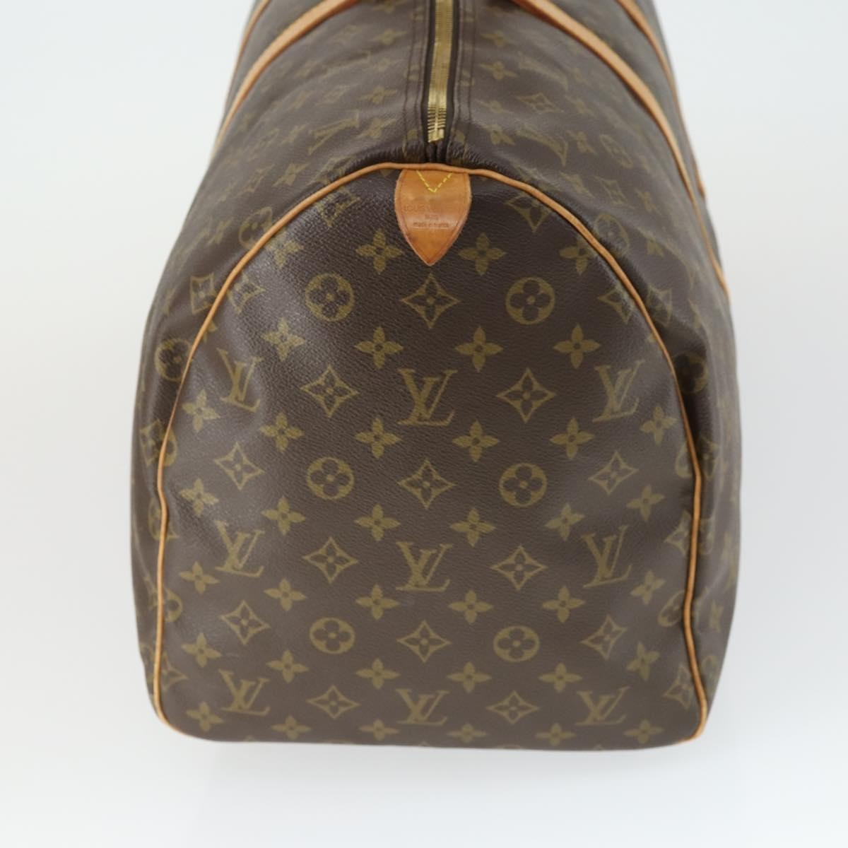 Louis Vuitton Keepall Bag Monogram Canvas, BROWN, CANVAS, Travel bag