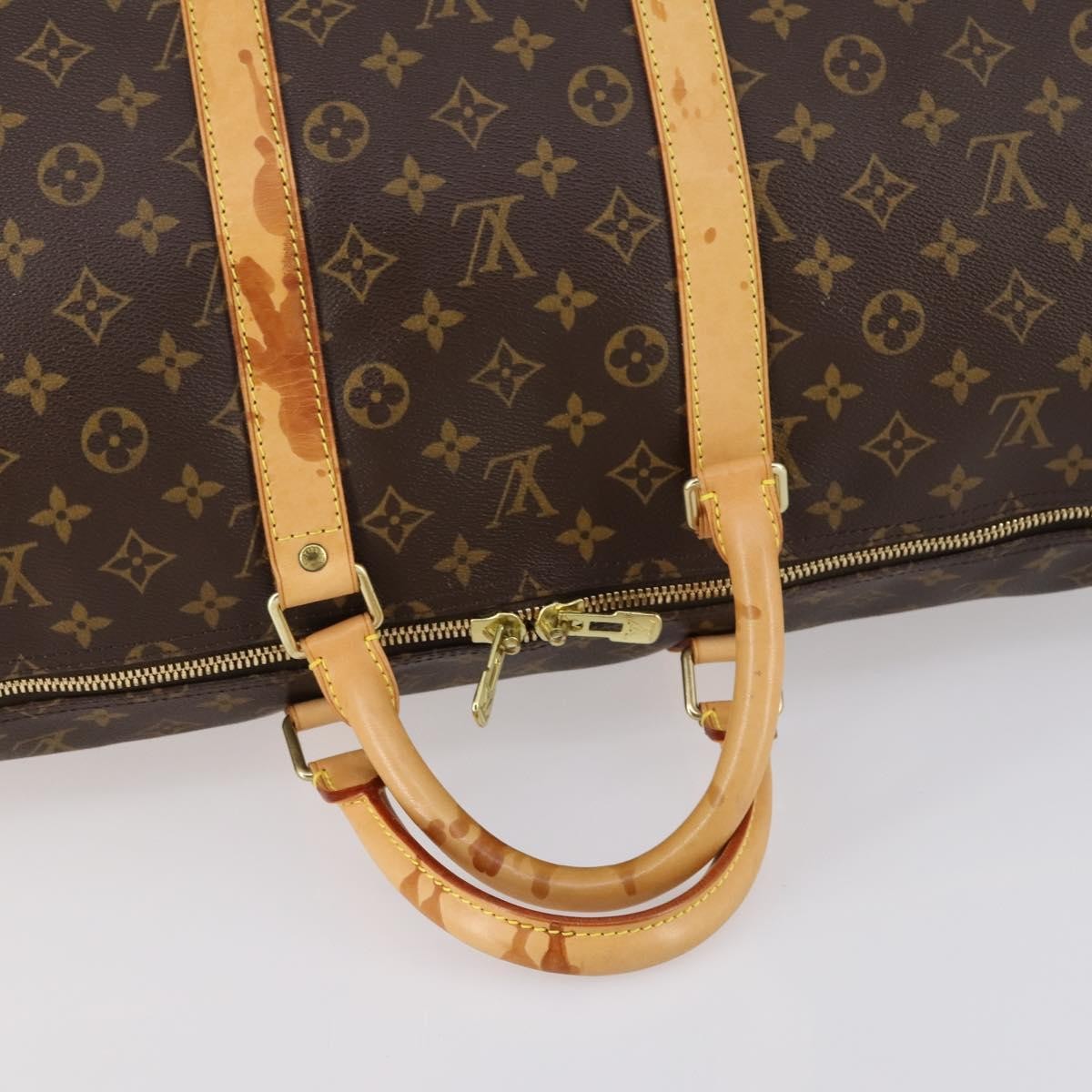 Louis Vuitton Keepall Bag Monogram Canvas, Brown, Canvas, Travel Bag