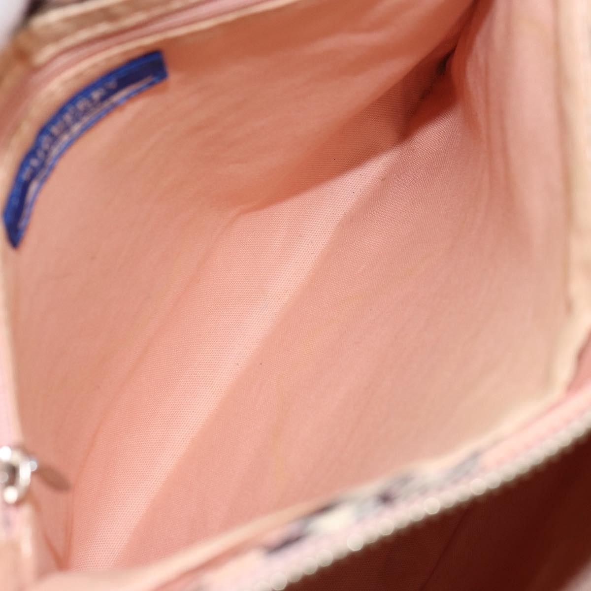 Burberry Nova check Shoulder bag Canvas, PINK, CANVAS, Shoulder bag