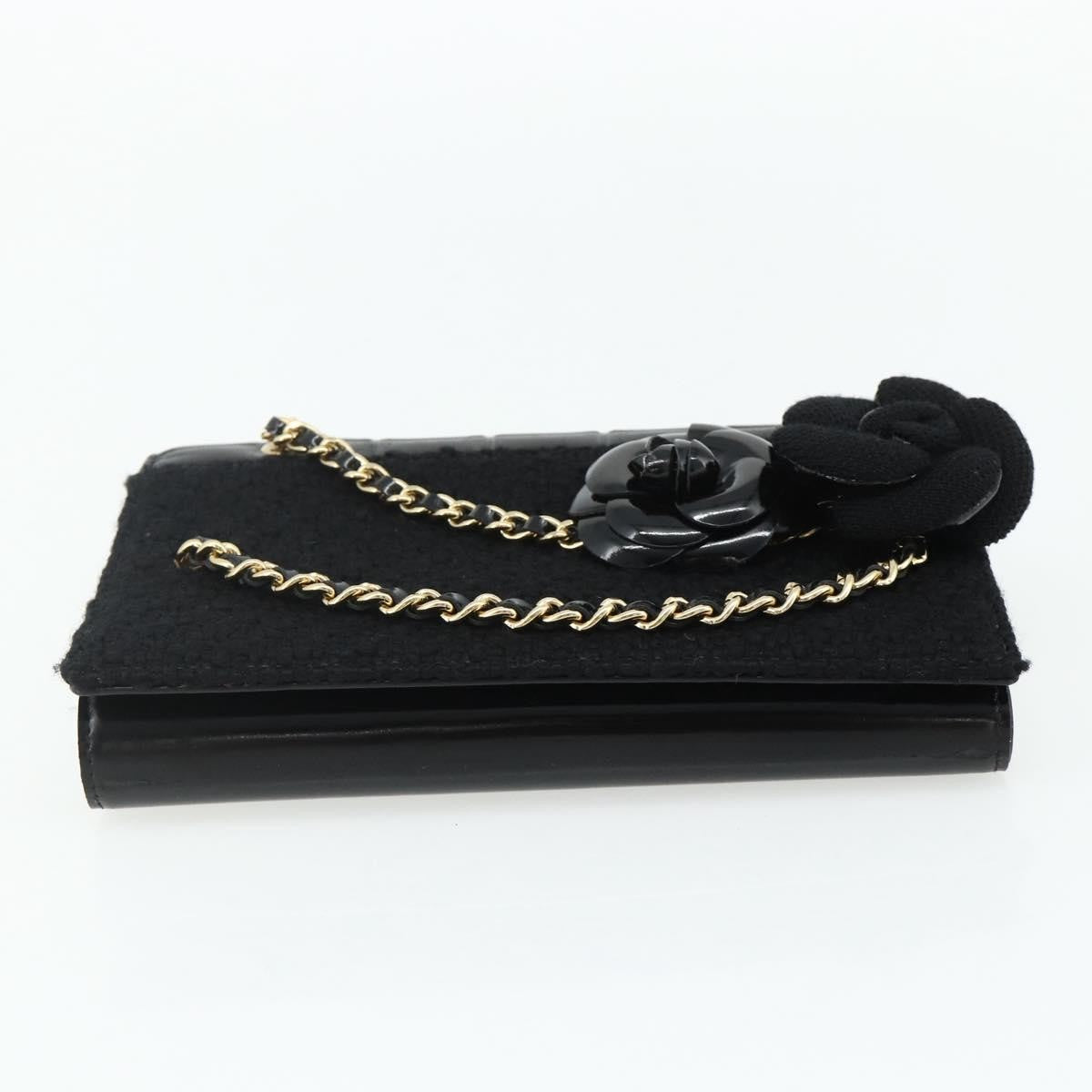 Chanel Flap Clutch Leather, Black, Leather, Clutch