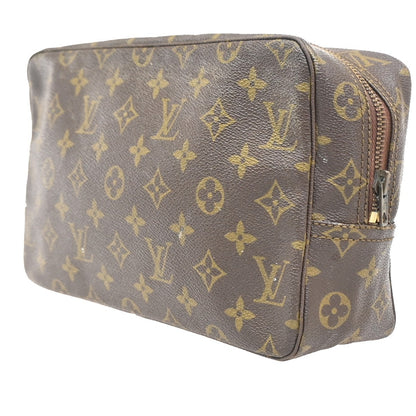 Louis Vuitton Trousse Toilette Monogram Canvas, BROWN, LEATHER, Clutche & pouche