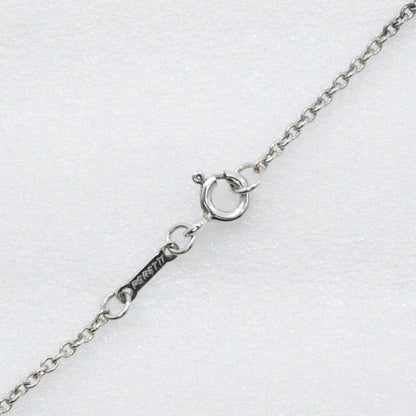 Tiffany & Co. Elsa Peretti Open Heart Pendant Necklace Sterling Silver, SILVER, SILVER, Necklace