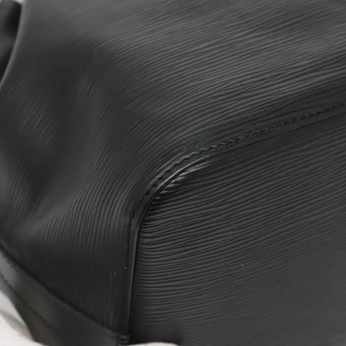 Louis Vuitton Petit Noe Handbag Epi Leather, BLACK, LEATHER, Handbag