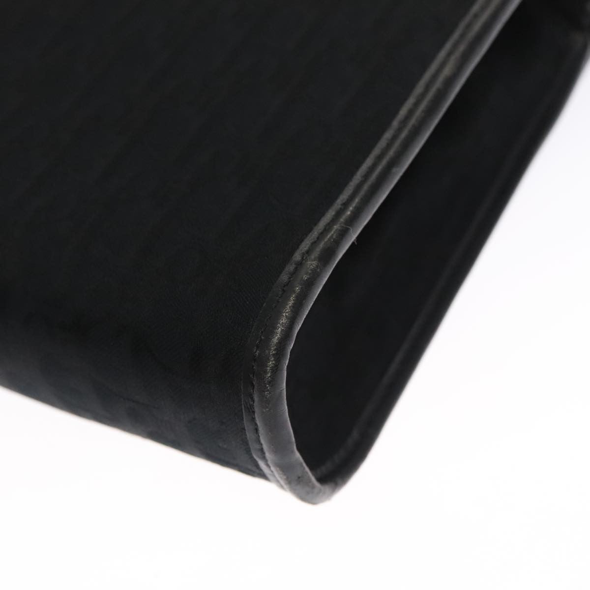 Christian Dior Vintage Trotter Crossbody Bag Diorissimo Coated Canvas, BLACK, CANVAS, Shoulder bag