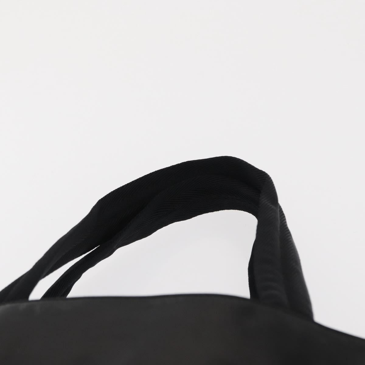 Prada Vintage Tote Leather, BLACK, LEATHER, Tote bag