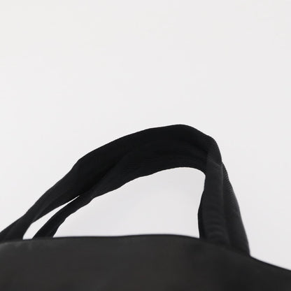 Prada Vintage Tote Leather, BLACK, LEATHER, Tote bag