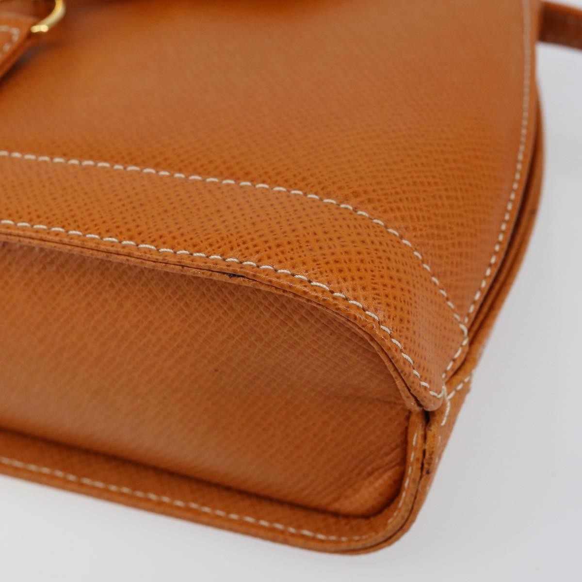 Valentino Garavani Vintage shoulder bag Leather, BROWN, LEATHER, Shoulder bag