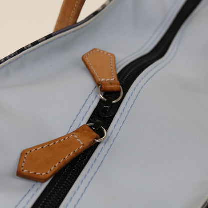 Burberry Nova Check Tote Nylon, BLUE, NYLON, Tote bag