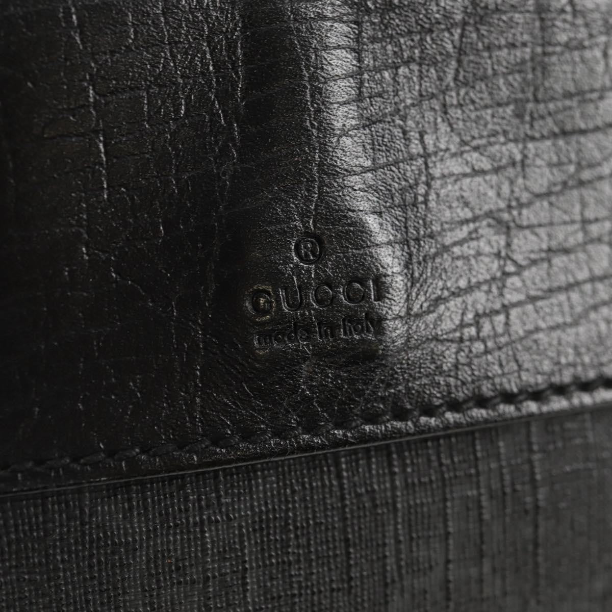 Gucci Waist Bag GG Coated Canvas, BLACK, CANVAS, Shoulder bag