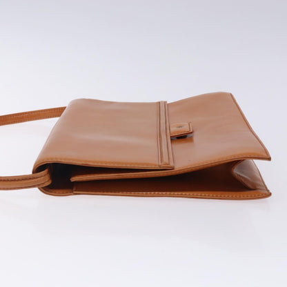 Loewe Anagram handbag Leather, BROWN, LEATHER, Handbag