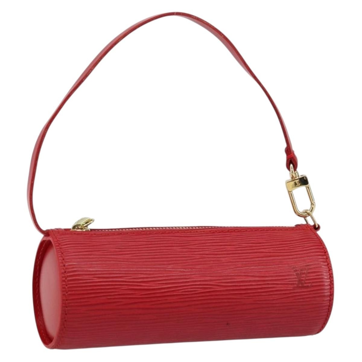 Louis Vuitton Soufflot Pochette Epi Leather, RED, LEATHER, Clutche & pouche