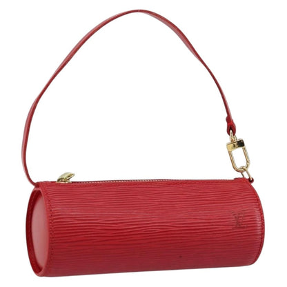 Louis Vuitton Soufflot Pochette Epi Leather, RED, LEATHER, Clutche & pouche