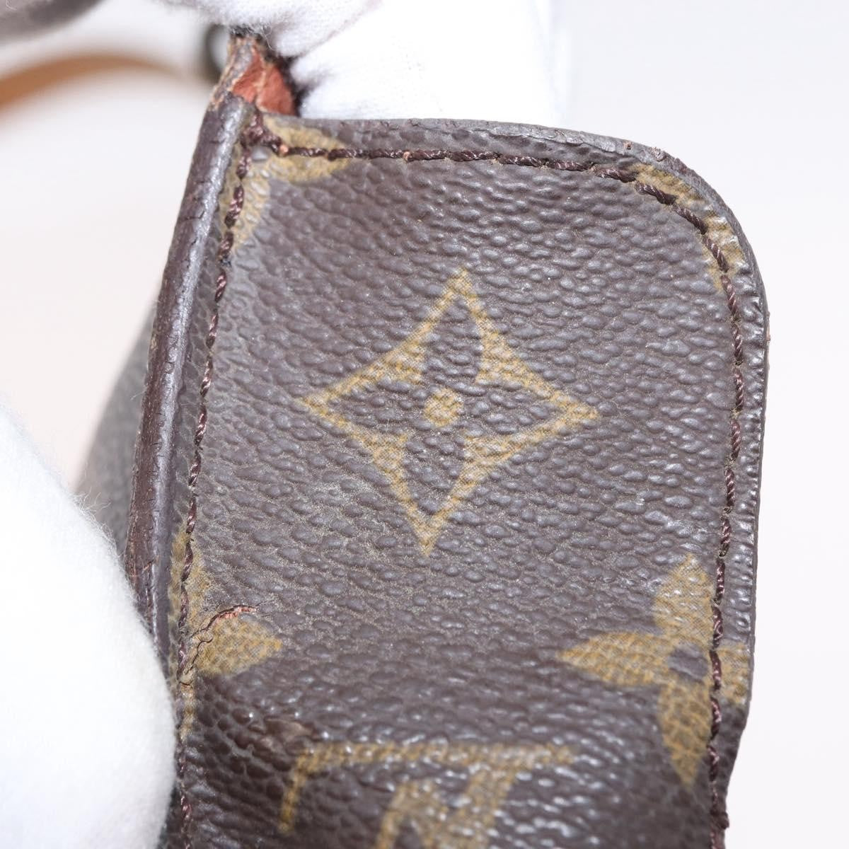 Louis Vuitton Saint Cloud Handbag Monogram Canvas, BROWN, CANVAS, Shoulder bag