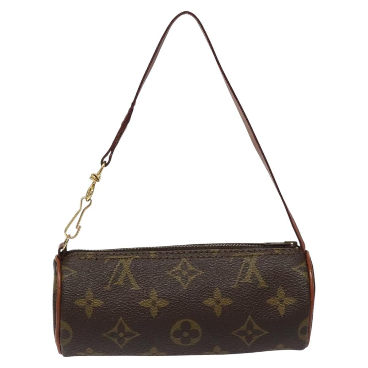 Louis Vuitton Papillon Pochette Monogram Canvas, BROWN, CANVAS, Handbag
