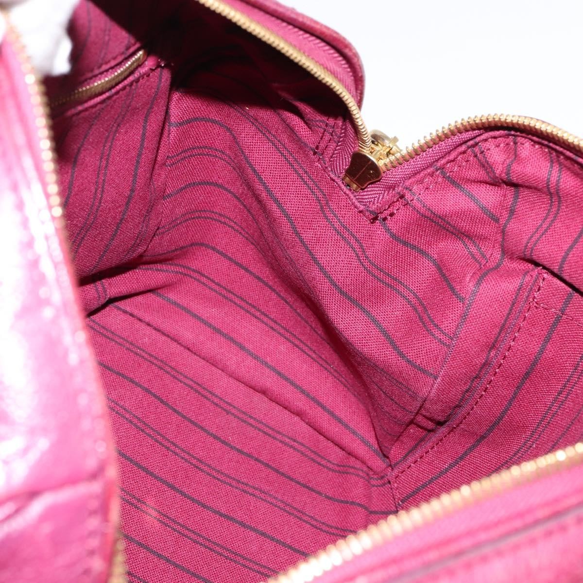 Louis Vuitton Speedy Bandouliere Bag Monogram Empreinte Leather, PURPLE, LEATHER, Handbag