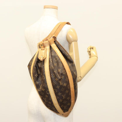 Louis Vuitton Romeo Gigli Handbag Monogram Canvas, BROWN, CANVAS, Shoulder bag