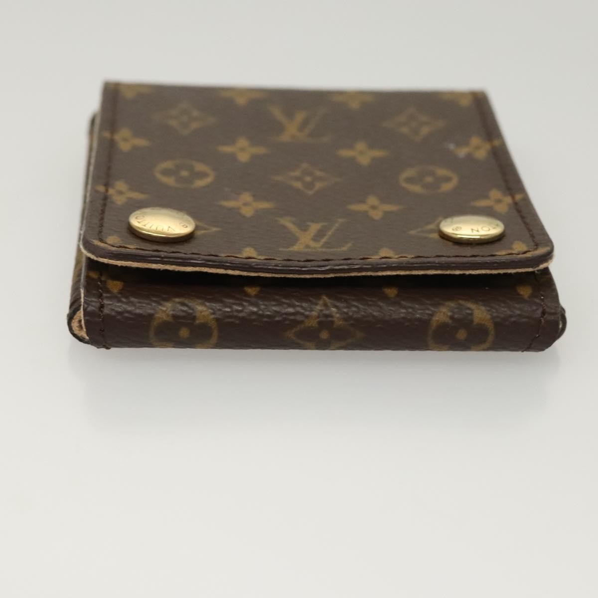Louis Vuitton CASE JEWELRY BOX Canvas, BROWN, CANVAS, Wallets