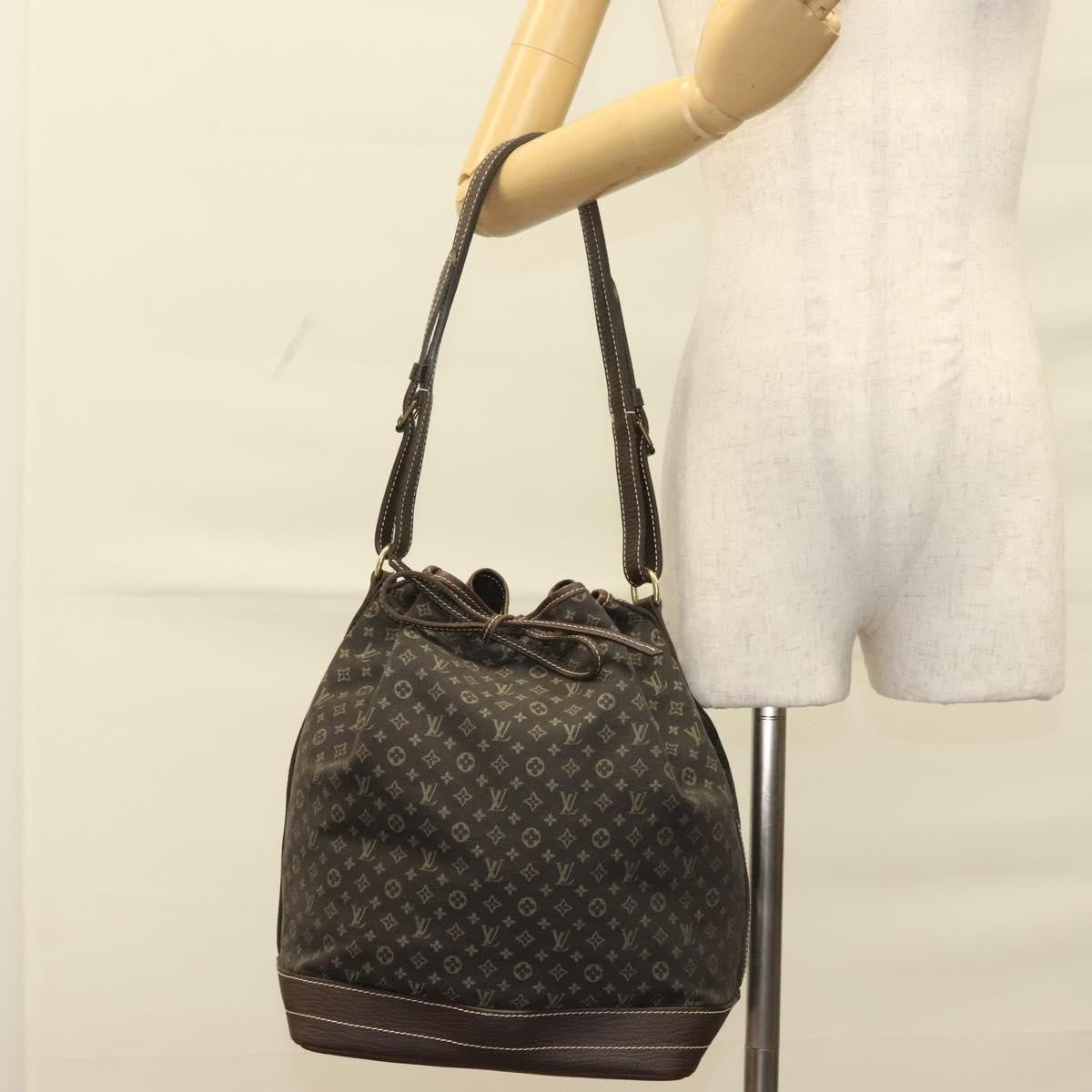 Louis Vuitton Mini Lin Noe Shoulder Bag Monogram Canvas, BROWN, CANVAS, Shoulder bag