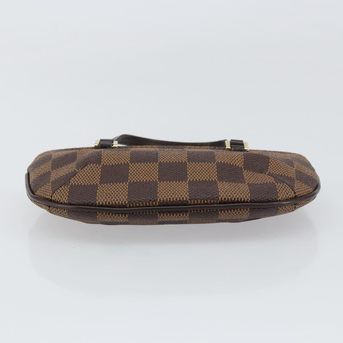Louis Vuitton Manosque Pochette Damier, BROWN, CANVAS, Clutche & pouche