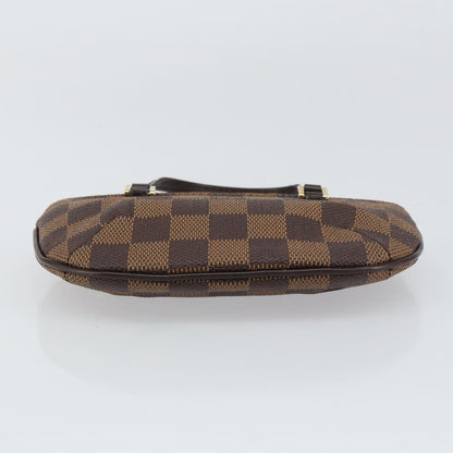 Louis Vuitton Manosque Pochette Damier, BROWN, CANVAS, Clutche & pouche