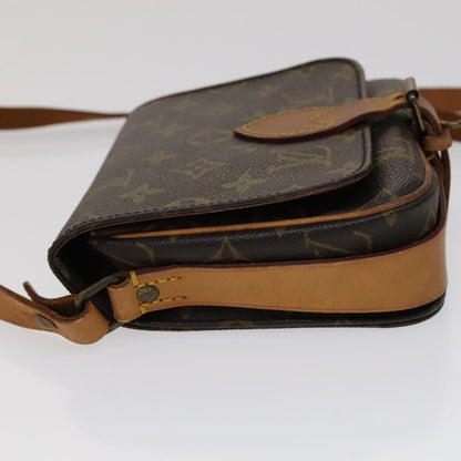 Louis Vuitton Cartouchiere Handbag Monogram Canvas, BROWN, CANVAS, Handbag