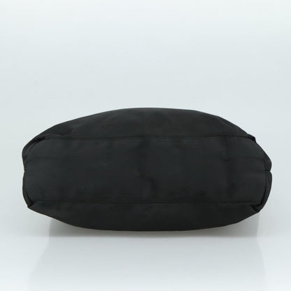 Prada Flat Messenger Bag Tessuto, BLACK, NYLON, Shoulder bag