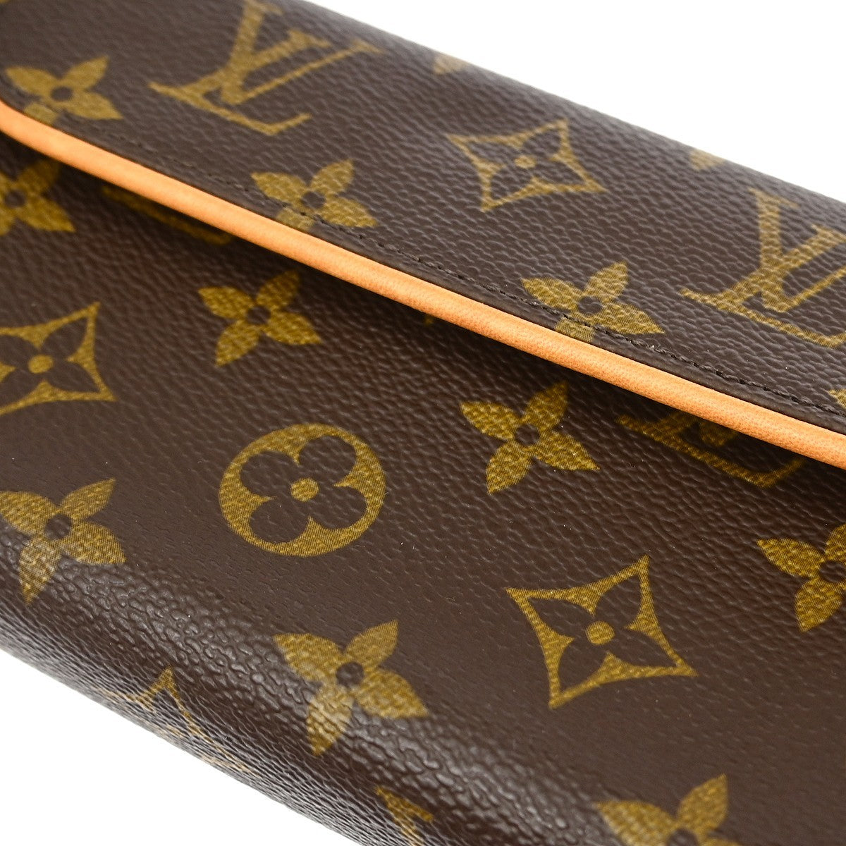 Louis Vuitton Florentine Pochette Monogram Canvas, Brown, Canvas, Clutch