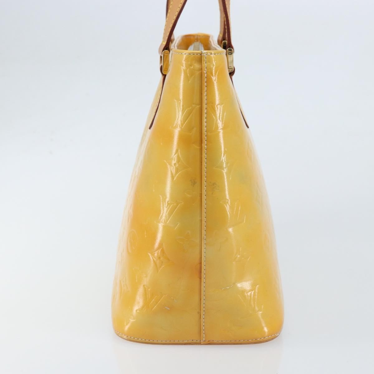 Louis Vuitton Houston Handbag Monogram Vernis, GRAY, PATENT_LEATHER, Tote bag