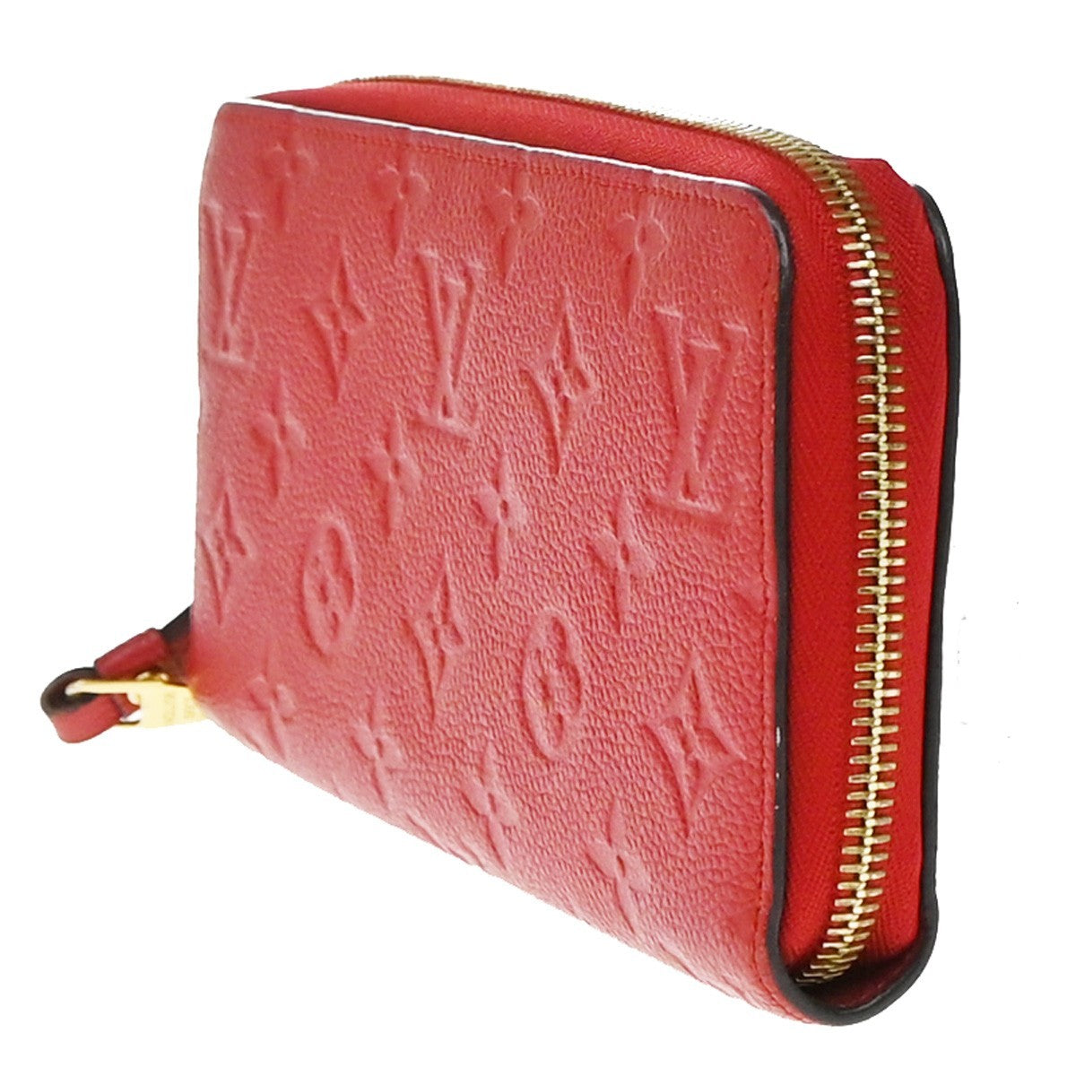 Louis Vuitton Portefeuille zippy Monogramme Empreinte Monogramme Empreinte, RED, LEATHER, Wallets