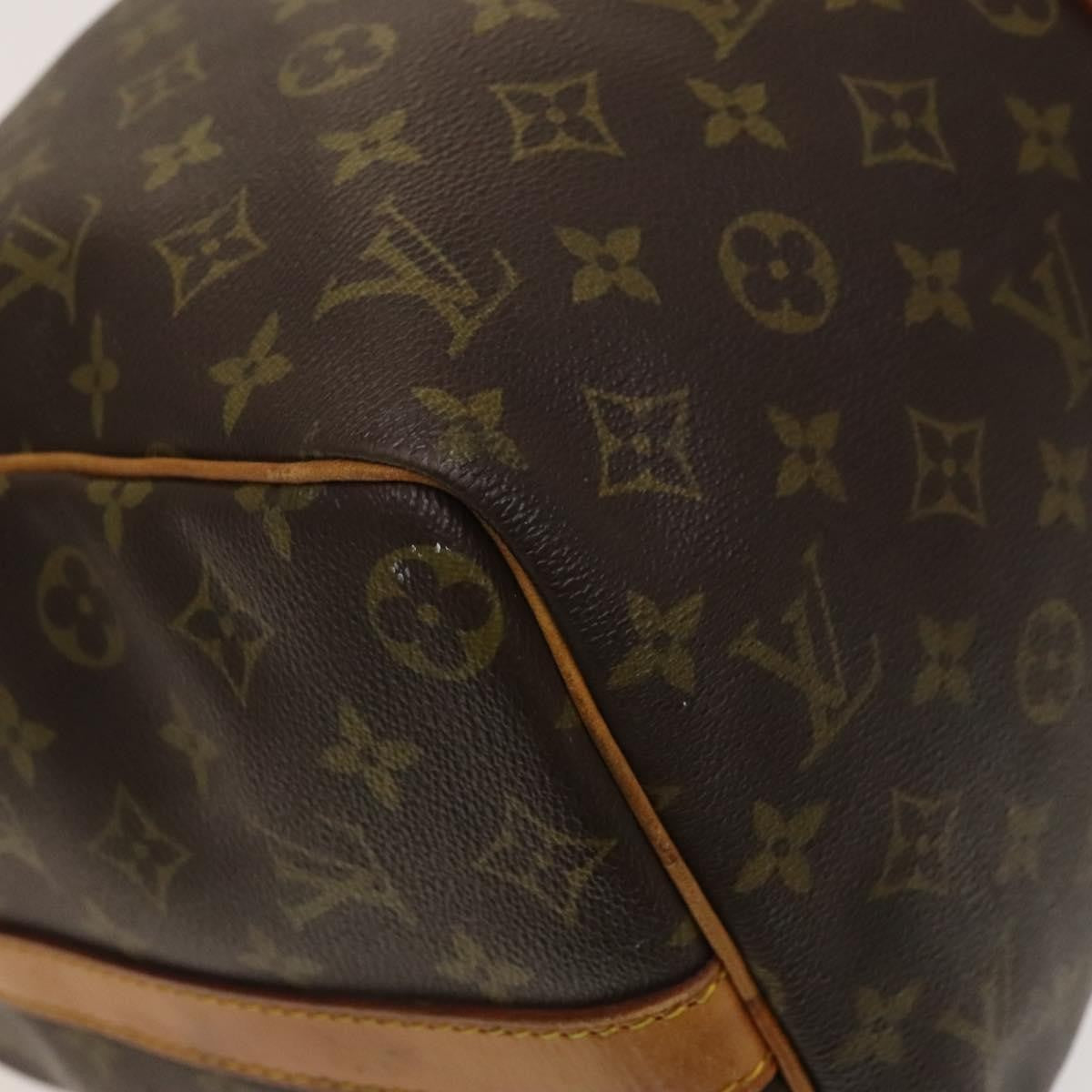 Louis Vuitton Keepall Bandouliere Bag Monogram Canvas, BROWN, CANVAS, Travel bag