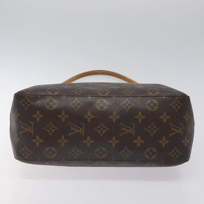 Louis Vuitton Looping Handbag Monogram Canvas, BROWN, CANVAS, Handbag