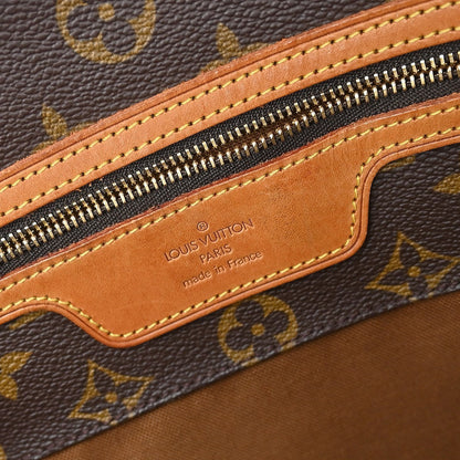 Louis Vuitton Shopping Sac Handbag Monogram Canvas, BROWN, CANVAS, Tote bag