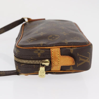 Louis Vuitton Pochette Marly Bandouliere Bag Monogram Canvas, BROWN, CANVAS, Shoulder bag