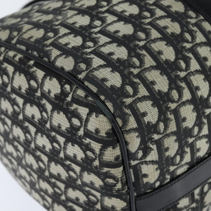 Christian Dior Vintage Trotter Boston Bag Diorissimo Canvas, BLACK, CANVAS, Handbag