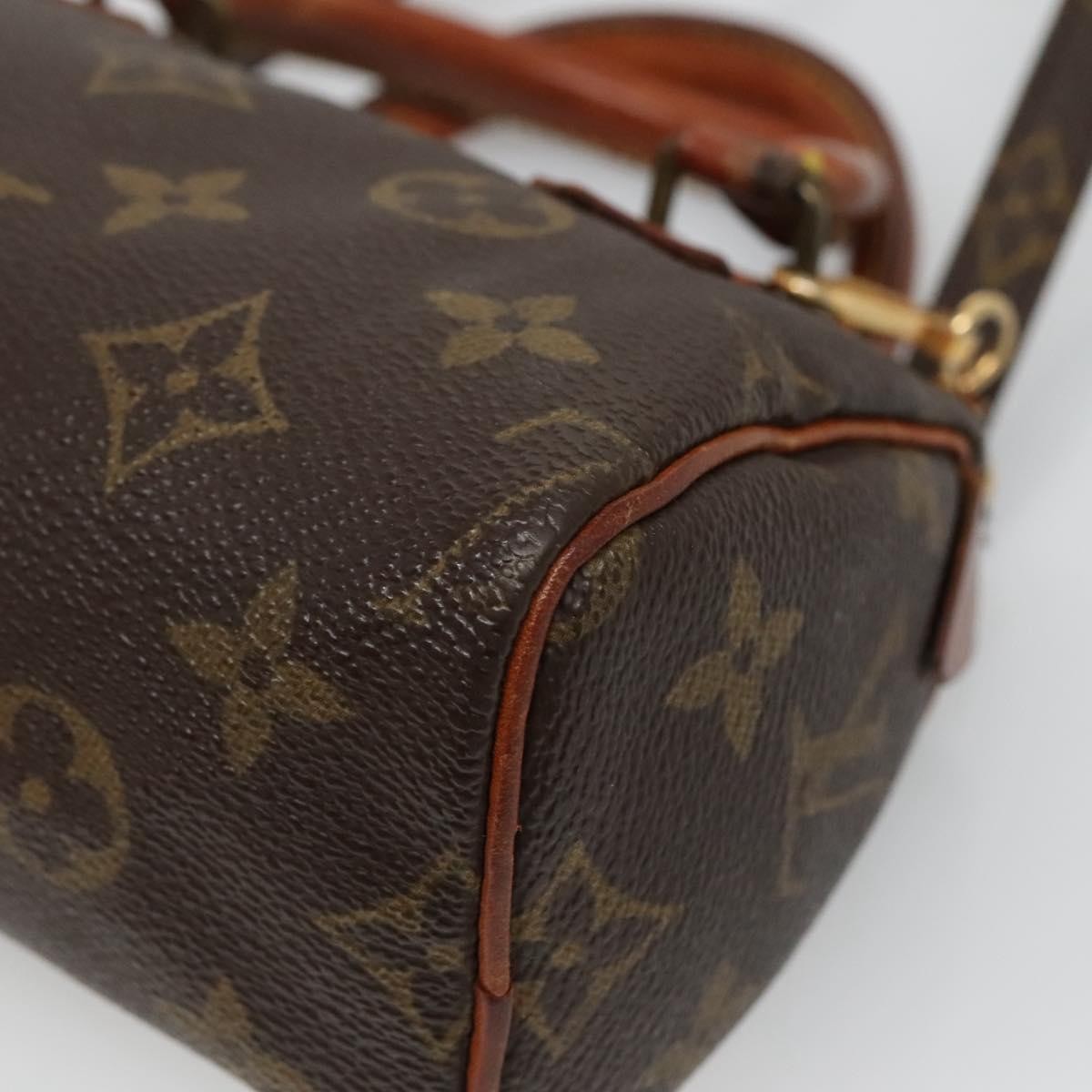 Louis Vuitton Speedy Mini HL Handbag Monogram Canvas, BROWN, CANVAS, Handbag