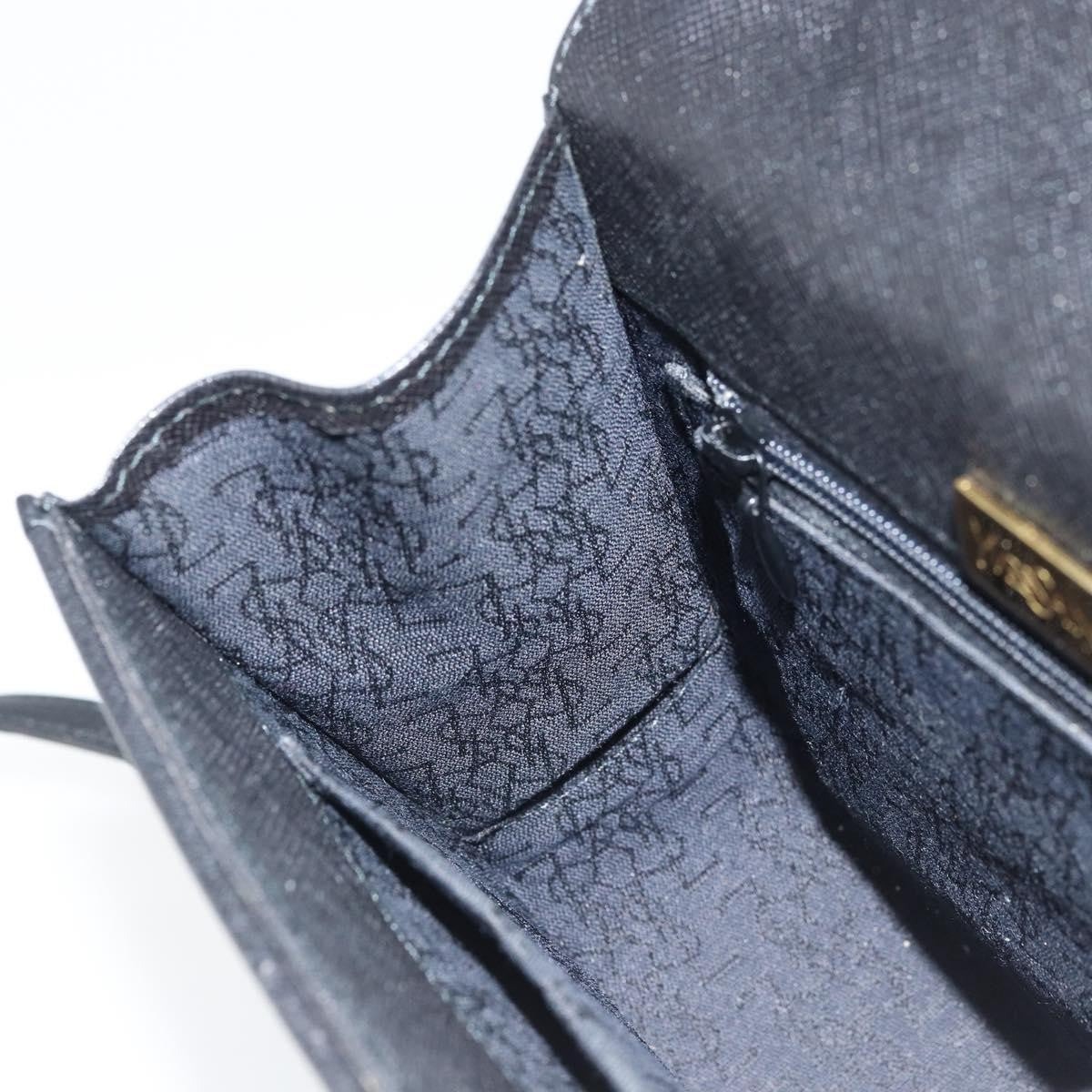 Saint Laurent Vintage Shoulder Bag Leather, Black, Leather, Shoulder Bag